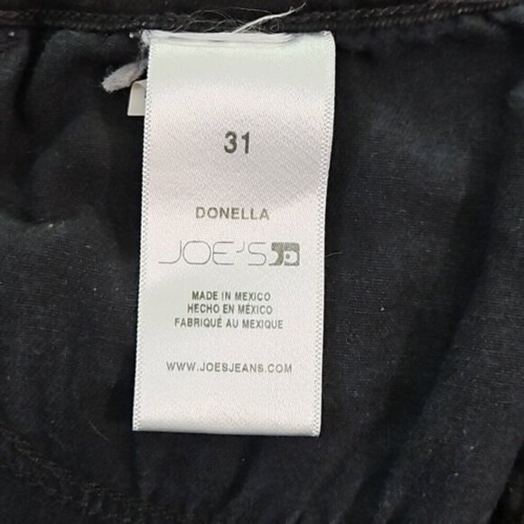Joe's Jeans Women's Donella Ankle Jeans Size 31 Black Factory Distressed - Picture 7 of 16